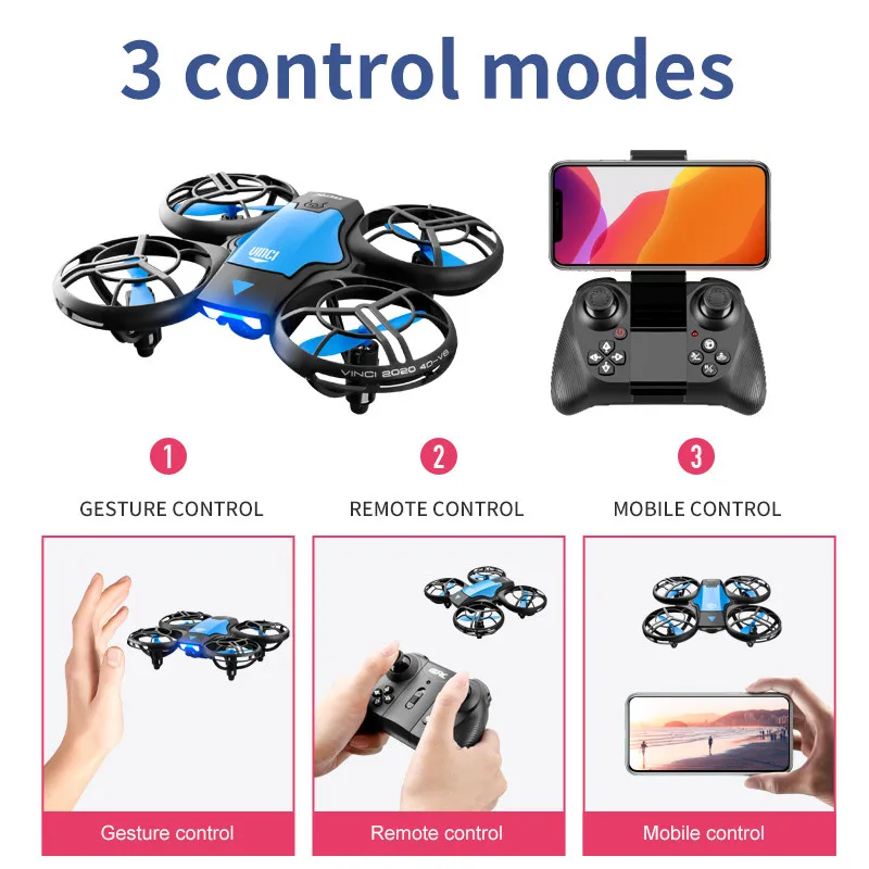 V8 New Mini Drone 4K Professio - огляд і ціна Rc Helicopter Mini