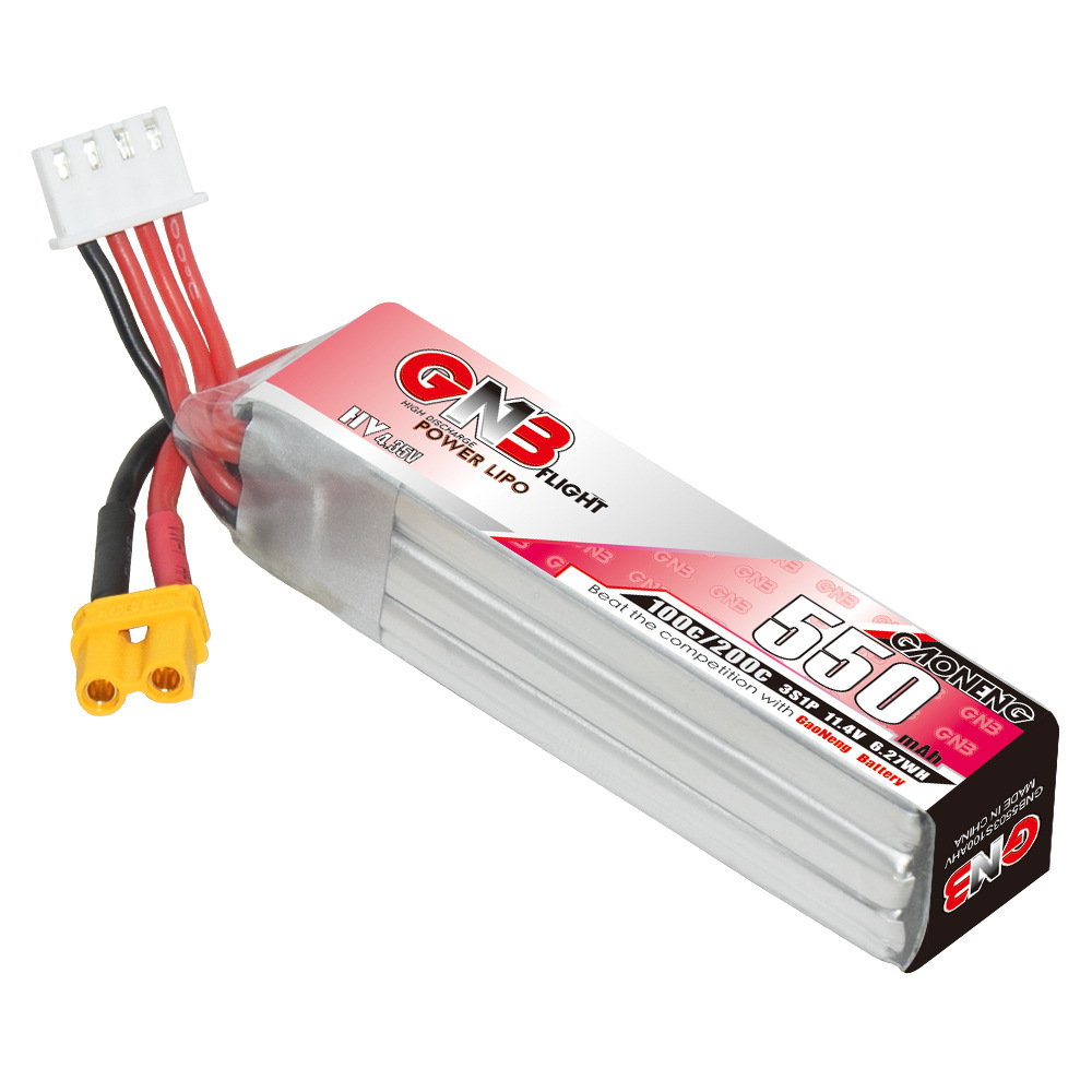 GNB HV 11.4V 550mAh 100C/200C  - огляд і ціна Rc Helicopter Parts