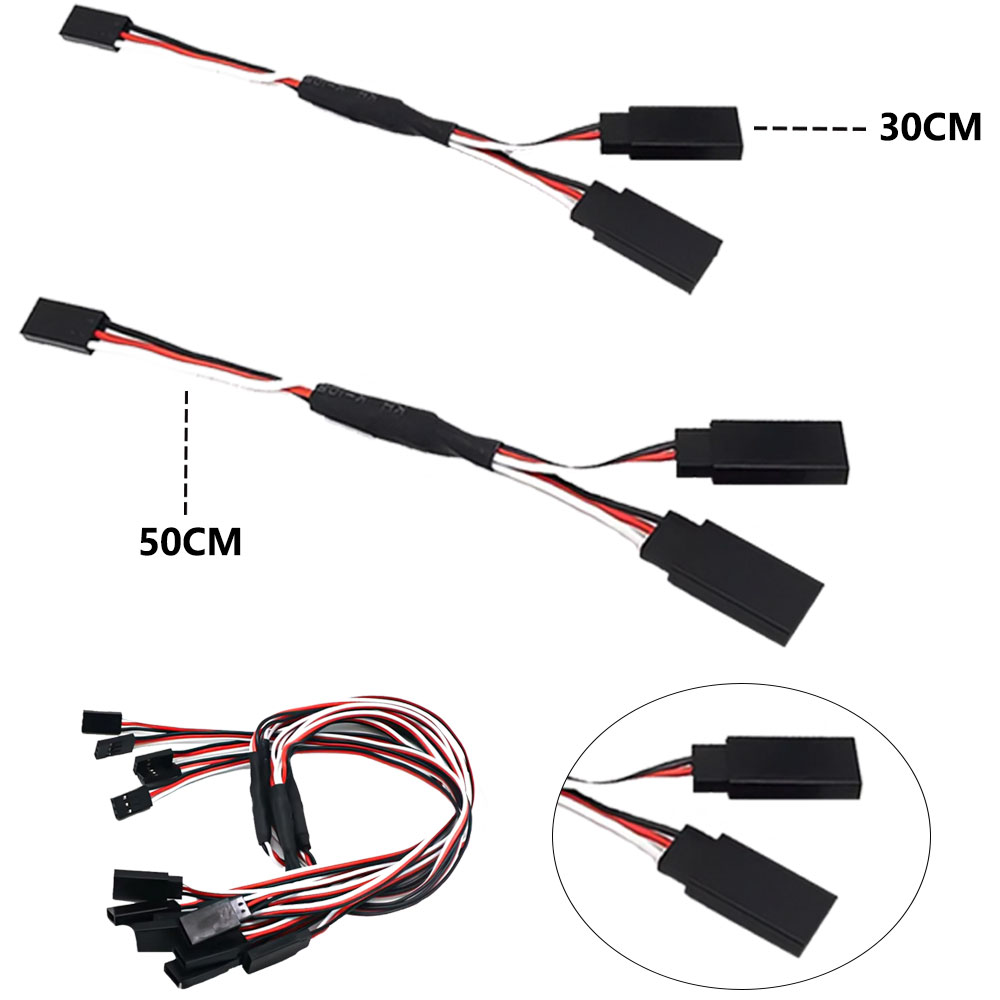 5/8/10pcs RC Servo Y Extension - огляд і ціна Rc Helicopter Parts